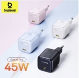 מטען מהיר וקופמפקטי במיוחד Baseus PicoGo 45W PD Gan6 Pro רק ב₪43!
