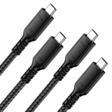 מומלץ בכל בית ומשרד! זוג כבלים USB-C 240W thunderbolt 4 8K רק ב₪40!