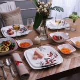 סט כלים Corelle Kyoto Leaves עם 16 חלקים (ל־4 סועדים) רק ב₪338!