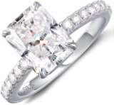 טבעת Moissanite 1.5ct רק ב₪115 ומשלוח חינם!