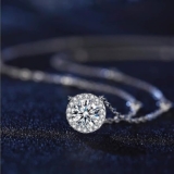שרשרת תליון Moissanite 2CT רק ב₪125 ומשלוח חינם!