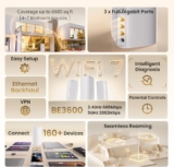 מערכת Tenda WiFi 7 ME3 Pro Mesh (מארז של 3 יחידות) רק ב₪589 ומשלוח חינם!