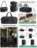 תיק דאפל (Duffle) BAGSMART משולב 4 ב-1 רק ב₪109 ומשלוח חינם!