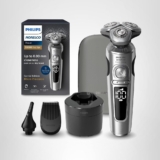 מכונת גילוח Philips Norelco Series S9000 Prestige כולל מתקן שטיפה ואביזרים נוספים רק ב₪830 עד הבית!
