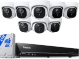 מערכת מצלמות אבטחה REOLINK 4K PoE RLK16-800D8 עם 8 מצלמות 8MP+ NVR16CH + 4TB HDD רק ב₪3,082!