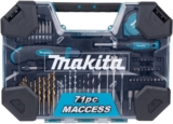 סט מקדחים וביטים 71 חלקים Makita HD E-22589 רק ב₪265!