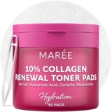 פדים לטיפול וחידוש העור 90 יח' MAREE Collagen & Retinol רק ב₪31!