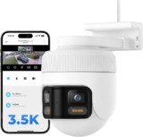 מצלמת אבטחה כפולה רחבה במיוחד IMILAB EC6 Panorama רק ב₪247!