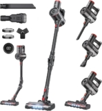 שואב אבק אלחוטי RoneAir V200N 26 עם 450W, 40Kpa, זרוע מתקפלת, עמידה עצמית ותאורה רק ב₪179 ומשלוח חינם!