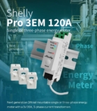 מונה חשמל חכם Shelly Pro 3EM 120A רק ב$117.06!