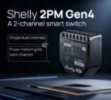 מתג ממסר בית חכם Shelly 2PM Gen4 רק ב$26.71, 3 יחידות רק ב$73.41! (תומך Zigbee, Bluetooth, Wi-Fi ו-Matter)