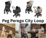 טריפל הנחות משוגע! עגלה משולבת קלה במיוחד עם טיולון ואמבטיה Peg Perego City Loop רק ב₪1,658 במקום ₪4,489!