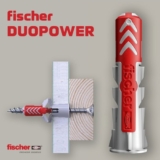 תולים את המראה / מדף / מנורה? מגוון מוצרי Fischer המעולים בהנחות שוות!