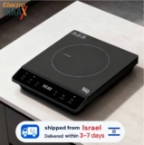 כיריים אינדוקציה Electro Max 2000W עם משלוח מהיר ממחסן ישראל רק ב₪157!
