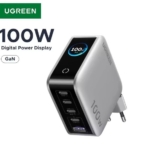 מטען מהיר וחכם UGREEN Nexode Pro 100W X773 עם ראש מתקפל ומסך מגע רק ב₪124!