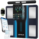 משקל חכם LOFTILLA עם 8 אלקטרודות (ידיים ורגליים!) למדידת 50+ מדדים ומסך צבעוני וגדול מובנה רק ב₪209!