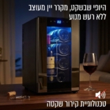 מקרר יין פרימיום YHM VINCOL-8 ל8 בקבוקים רק ב-₪399!
