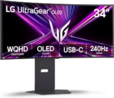 מסך גיימינג קעור 34 אינץ' LG 34GX900A-B Ultragear WQHD (3440 x 1440) OLED רק ב₪2,965!