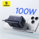 מטען מהיר קומפקטי Baseus 100W GaN עם 3 פורטים רק ב₪68!