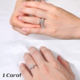 יפה לך! טבעת יהלום Moissanite רק ב₪102 ומשלוח חינם!