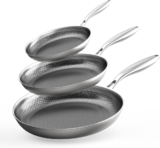 סט 3 מחבתות היברידיות נירוסטה נון סטיק COOKER KING רק ב₪152 ומשלוח חינם!