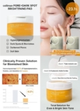פדים להבהרה, היפרגמנטציה וצמצום נקבוביות celimax Pore+Dark Spot Brightening Pad רק ב₪49!