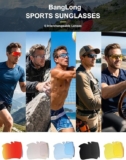 משקפי ספורט ורכיבה Banglong עם 5 עדשות מתחלפות (כולל polarized) ומתאם משקפי ראייה רק ב₪38!