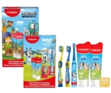 מארז Colgate לילדים כולל 2 משחות שיניים, מברשת שיניים חשמלית ו2 מברשות ידניות (בלואי/ מיינקראפט) רק ב₪61!