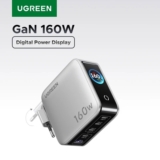 מטען מהיר וחכם UGREEN Nexode Pro 160W X774 עם ראש מתקפל ומסך מגע רק ב₪173!