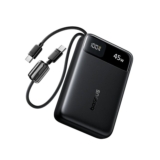 סוללת גיבוי Baseus 45W 10,000mAh עם כבלים מובנים רק ב₪54!