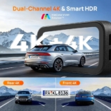 חדש! חדה מפנים וחדה מאחור! מצלמת רכב 70mai A900 עם 4K מלפנים ו4K מאחור החל מ$69.65