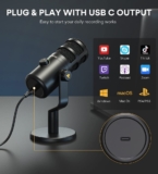 מיקרופון דינמי MAONO USB Dynamic Microphone PD100U – ליוטיוב, פודקאסט, פגישות ועוד רק ב₪143 ומשלוח חינם! (מומלץ מניסיון!)
