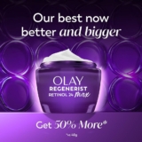 מהמומלצים והנמכרים בקטגוריה! קרם לילה Olay Retinol 24 Max XL רק ב₪109! (ל75 גרם! בארץ 48 גרם בכ₪149!)