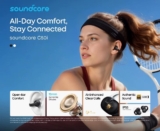 אוזניות Anker Soundcore C50i Clip-On פתוחות עם תרגום 100 שפות רק ב₪119!