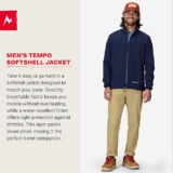 ג'קט Marmot Tempo Softshell לגברים רק ב$70 ומשלוח חינם! (צבעים נבחרים)