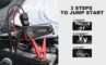 בוסטר חזק במחיר קטן! YABER Car Jump Starter 4000A 26800mAh רק ב₪200 ומשלוח מהיר ממחסן ישראל!