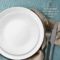 סט צלחות 12 חלקים ל-4 סועדים Corelle Linen Weave רק ב₪332!