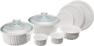 סט כלי אפייה והגשה CorningWare French White Bakeware Set עם 10 חלקים רק ב$51.49!