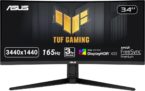 מסך מחשב גיימינג קעור ASUS TUF 34 WQHD 165Hz רק ב₪1255 במקום ₪3,390‏‏! (הכי זול שהיה!)