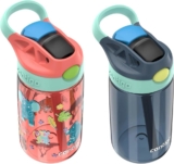 זוג בקבוקי Contigo Kids Aubrey AUTOSPOUT לילדים החל מ$21.95! (מבחר עיצובים! דגם מעודכן עם קש משופר!)