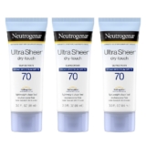 3 יח' קרם הגנה Neutrogena Ultra Sheer Dry-Touch SPF70 רק ב$24.55!