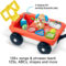 עגלת דחיפה Fisher-Price Laugh & Learn Pull & Play Learning Wagon עם שלל משחקים ושירים רק ב$27.83!