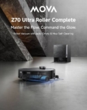 שואב אבק ושוטף רובוטי Mova Z70 Ultra Roller Complete עם ערכת אביזרים מקיפה רק ב₪4,273!
