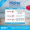 מגוון מזגני Haier במבצע!