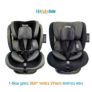 כסא בטיחות מסתובב משולב בוסטר BabySafe I-Size 360º כולל משלוח חינם עד הבית התקנה בחינם רק ב₪569!