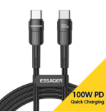 כבלים! מבחר כבלים Essager 60W / 100w USB-C מומלצים בגרושים!