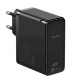 מטען מהיר Baseus GaN Charger 100W עם 4 פורטים + כבל USB-C PD 100W תומך טעינה מהירה USB-C PD + Quick Charge 4.0 רק ב$41.81$!
