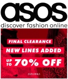 סוף סוף סוף עונה בASOS! עד 70% הנחה!