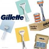 עד 38% הנחה על מגוון מארזי סכיני גילוח מבית Gillette!